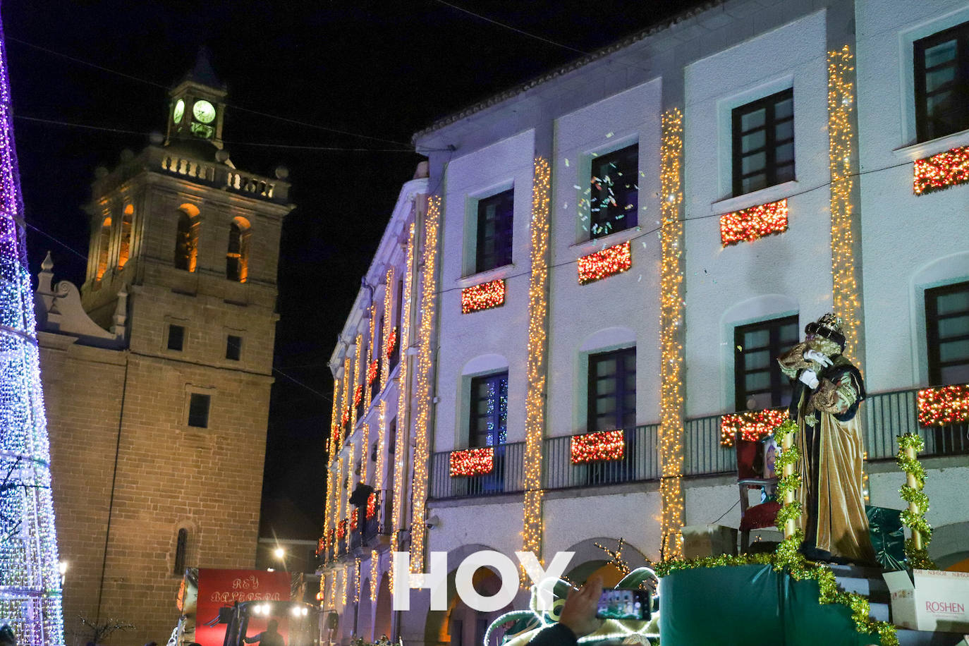 Así fue la llegada de los Reyes Magos a Villanueva