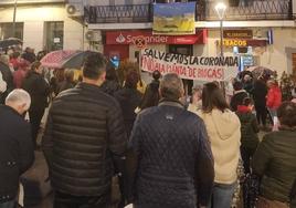 Manifestación celebrada el pasado 7 de diciembre en La Coronada.