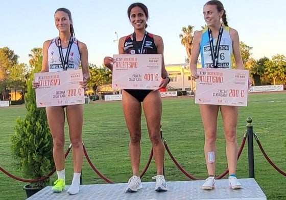 Carla Arce se impuso en 1.500 metros.