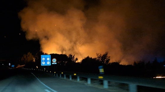 Segundo incendio en apenas dos días a las afueras de Villanueva