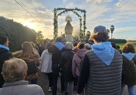 La Virgen de la Aurora regresa de su ermita
