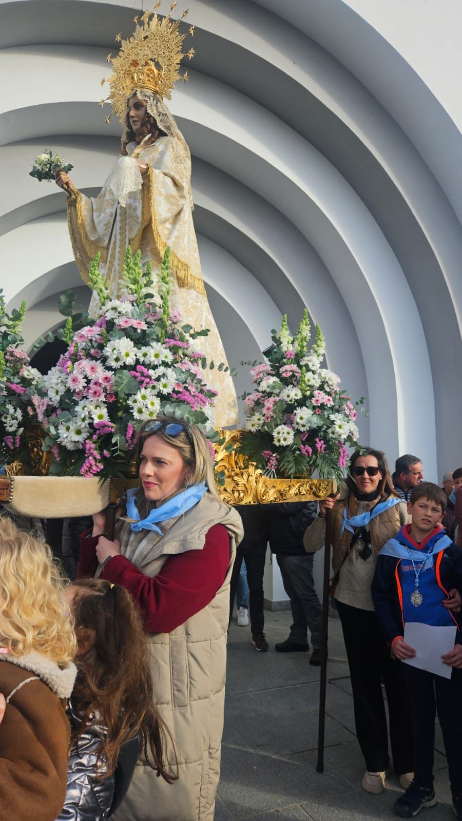 La Virgen de la Aurora regresa de su ermita