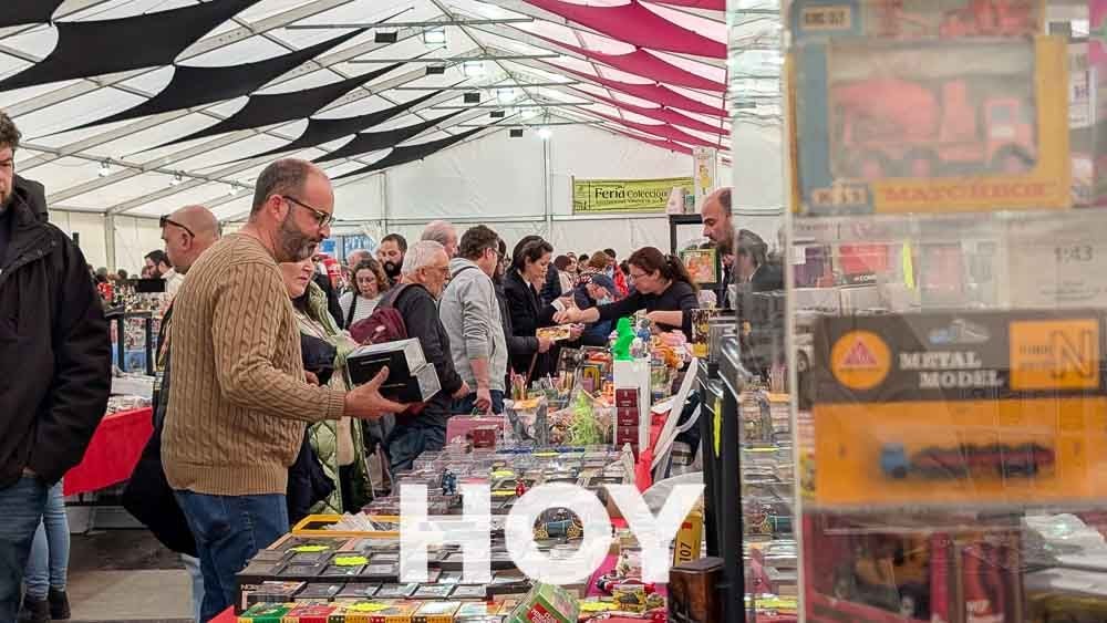Gran ambiente en la Feria de Coleccionismo