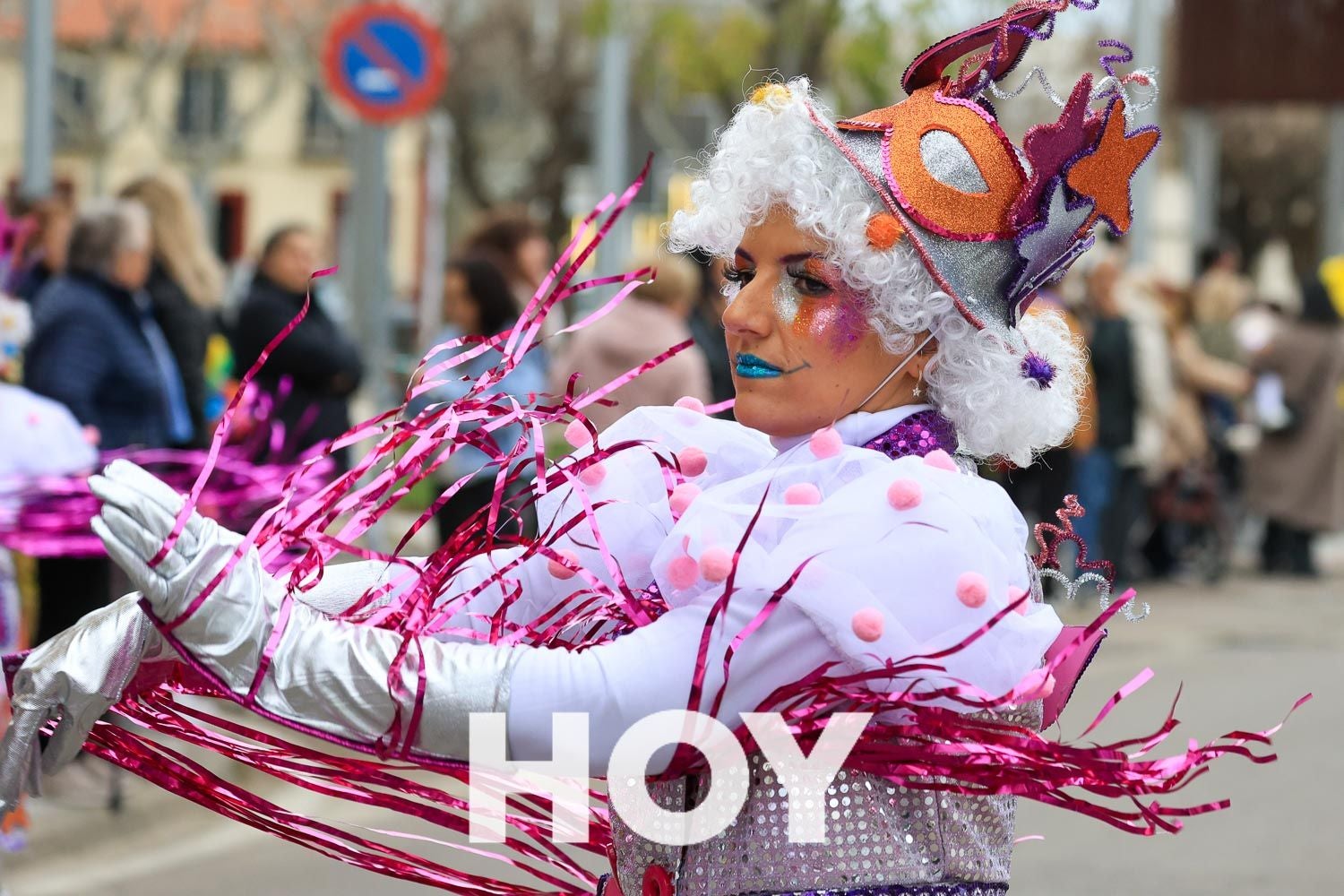 Algunas imágenes del desfile de carnaval en Villanueva