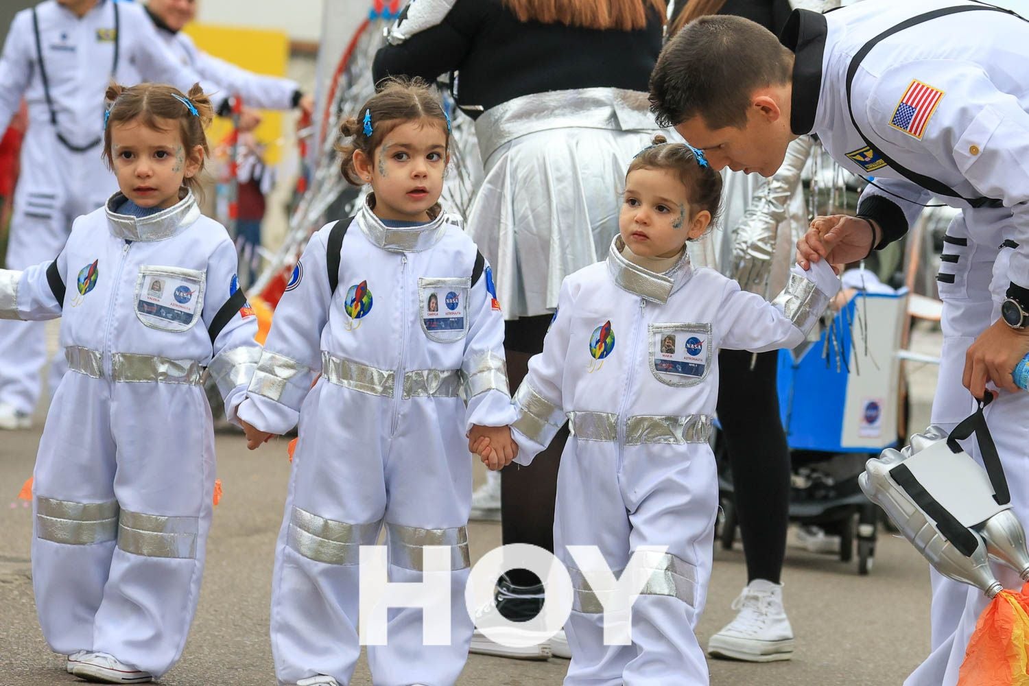 Algunas imágenes del desfile de carnaval en Villanueva