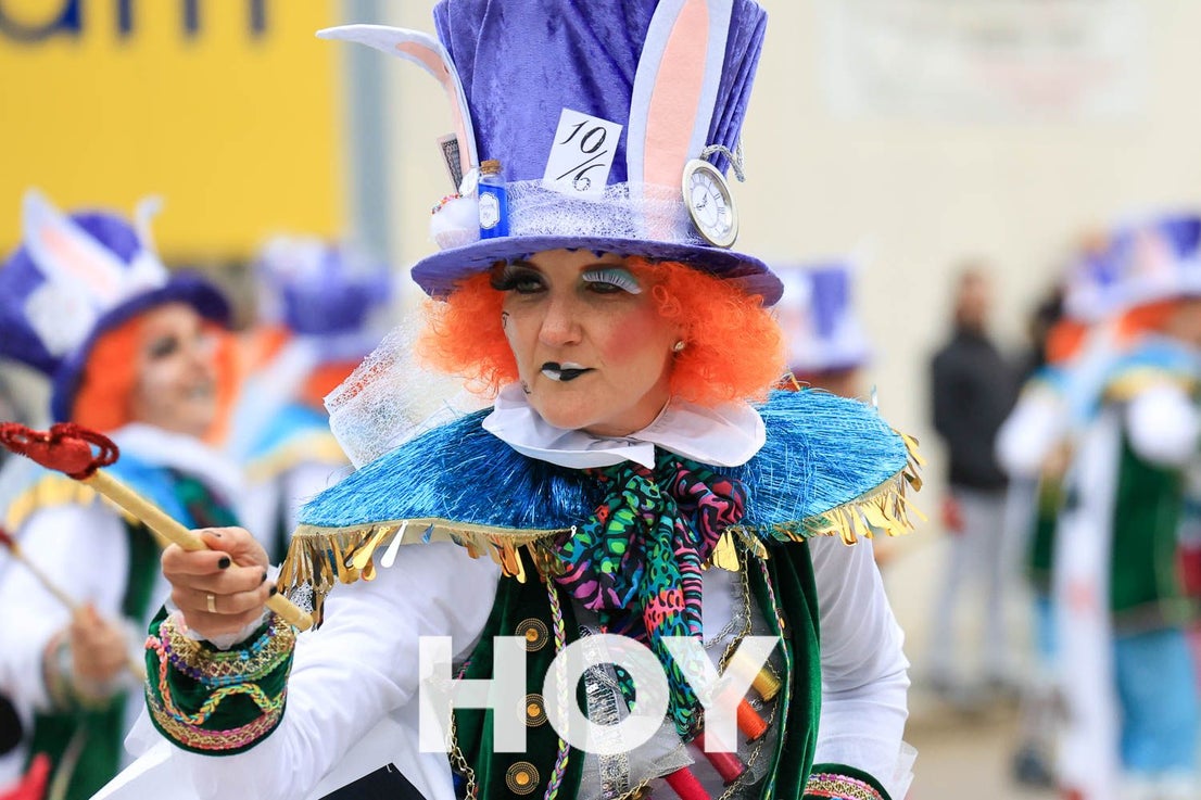 Algunas imágenes del desfile de carnaval en Villanueva