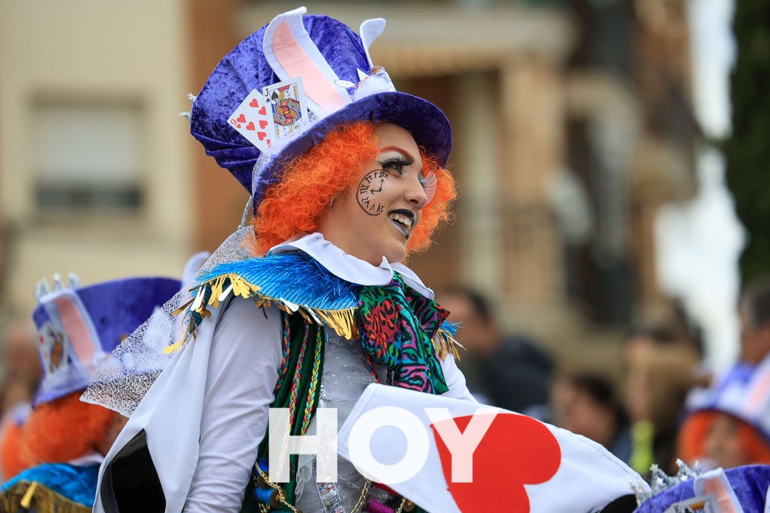 Algunas imágenes del desfile de carnaval en Villanueva