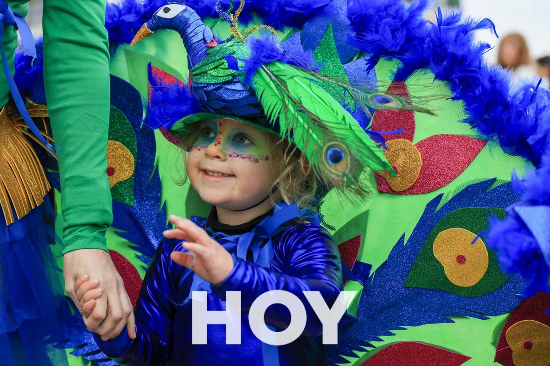 Algunas imágenes del desfile de carnaval en Villanueva