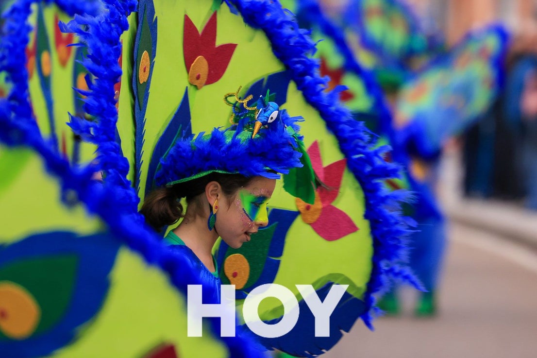 Algunas imágenes del desfile de carnaval en Villanueva