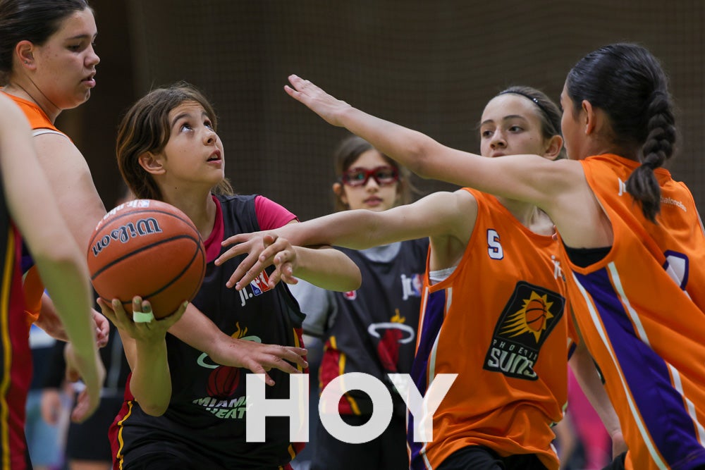 Los más pequeños juegan por un día en la NBA