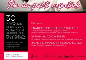 El día 30 se celebra la jornada 'Violencia obstétrica'