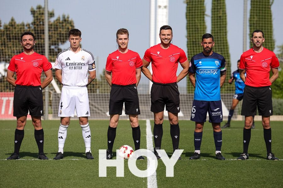 Las imágenes de la derrota del Villanovense contra el Madrid C