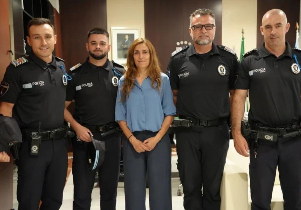 La plantilla de Policía Local se refuerza con tres nuevos agentes en prácticas