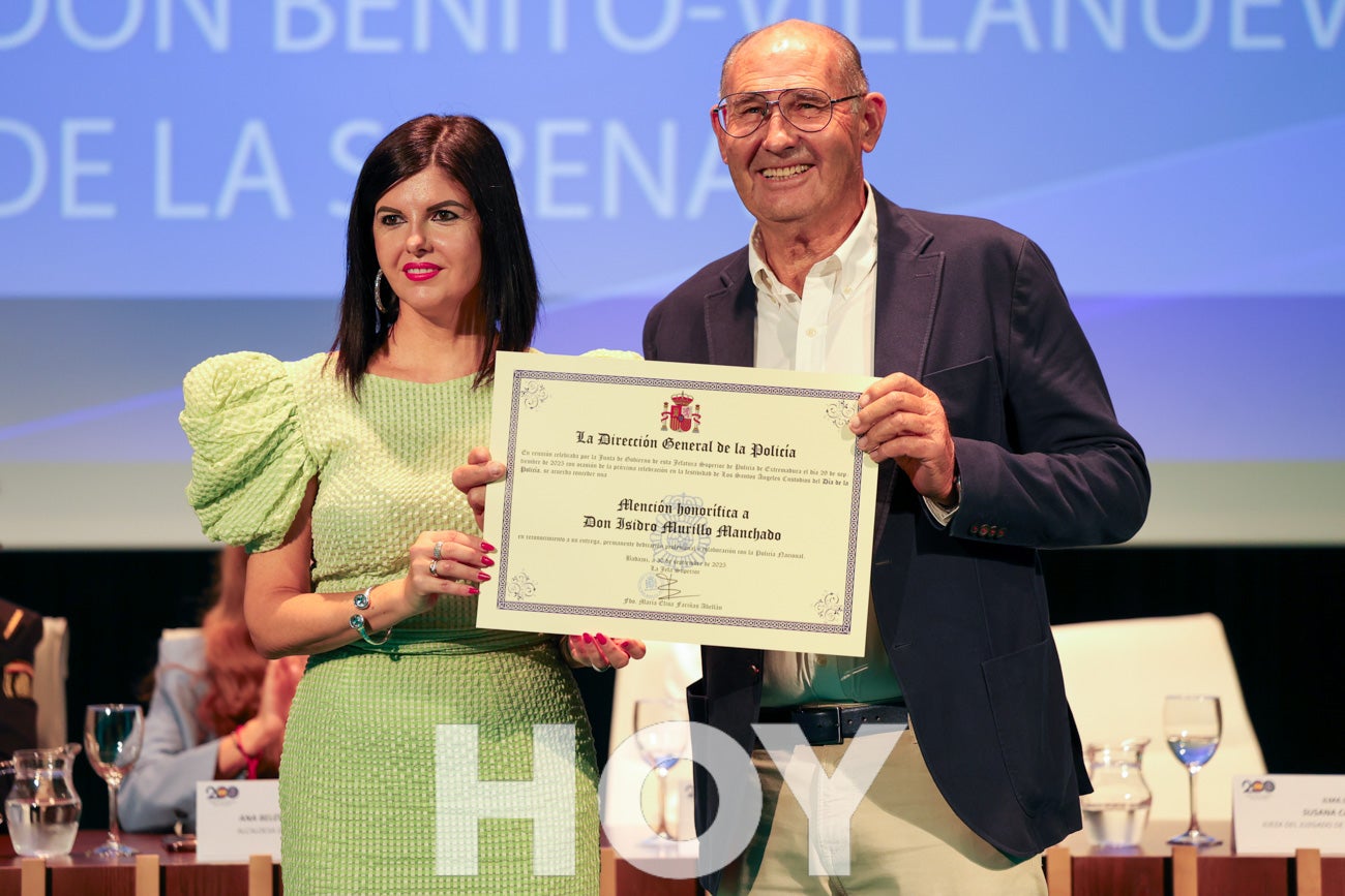 Celebración de los Ángeles Custodios en la comisaría Don Benito - Villanueva