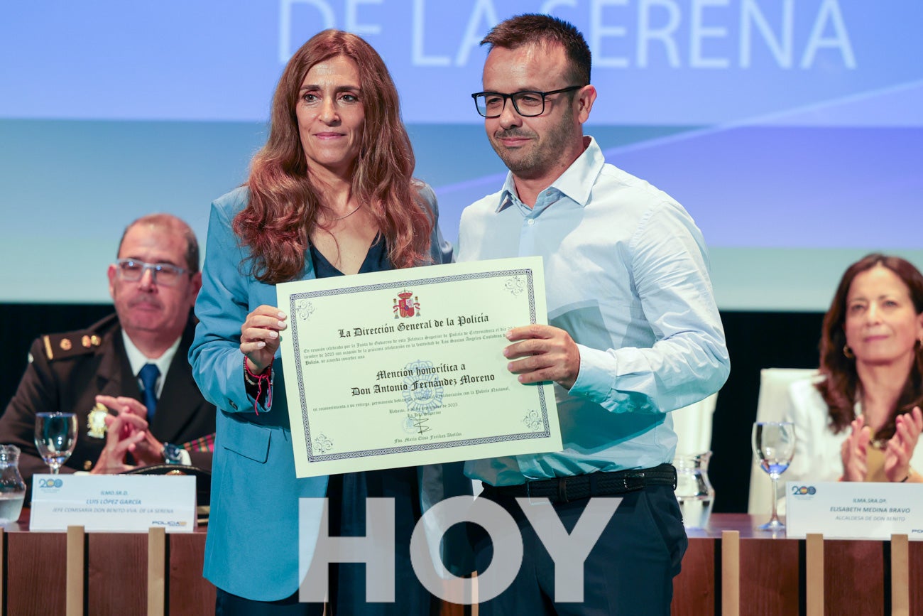 Celebración de los Ángeles Custodios en la comisaría Don Benito - Villanueva