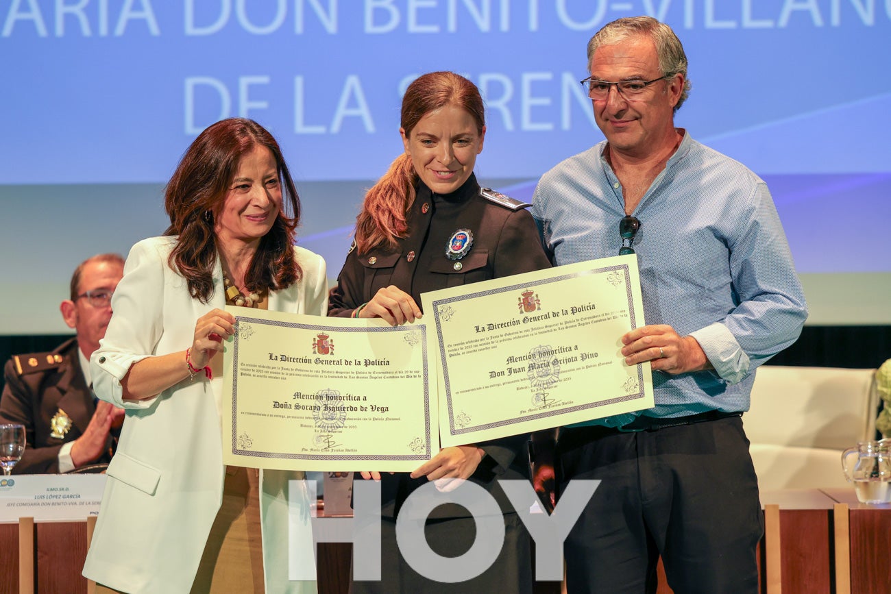 Celebración de los Ángeles Custodios en la comisaría Don Benito - Villanueva