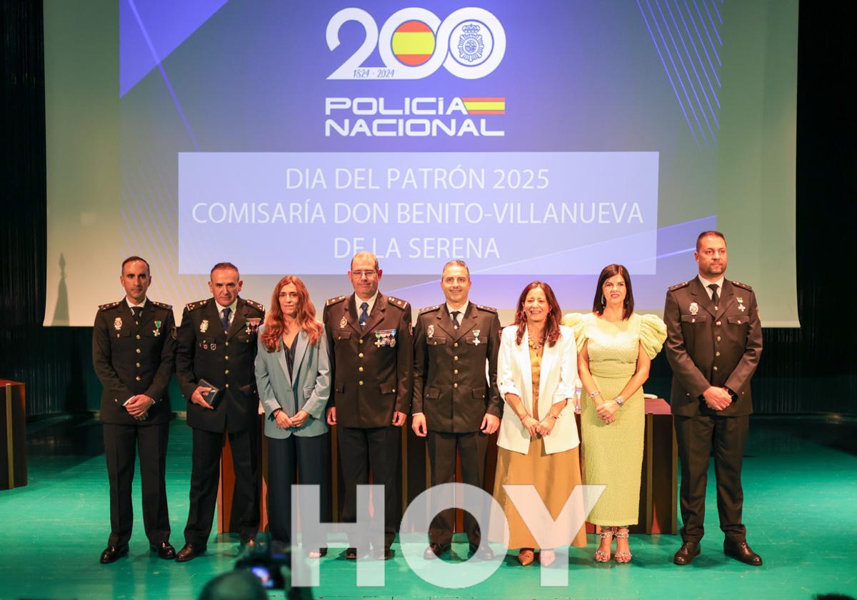 Celebración de los Ángeles Custodios en la comisaría Don Benito - Villanueva