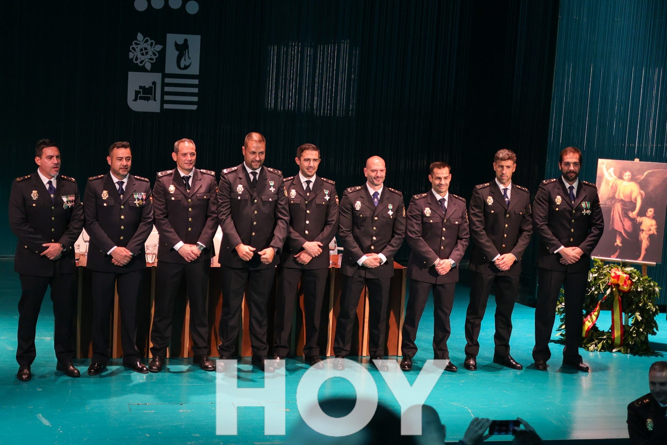 Celebración de los Ángeles Custodios en la comisaría Don Benito - Villanueva