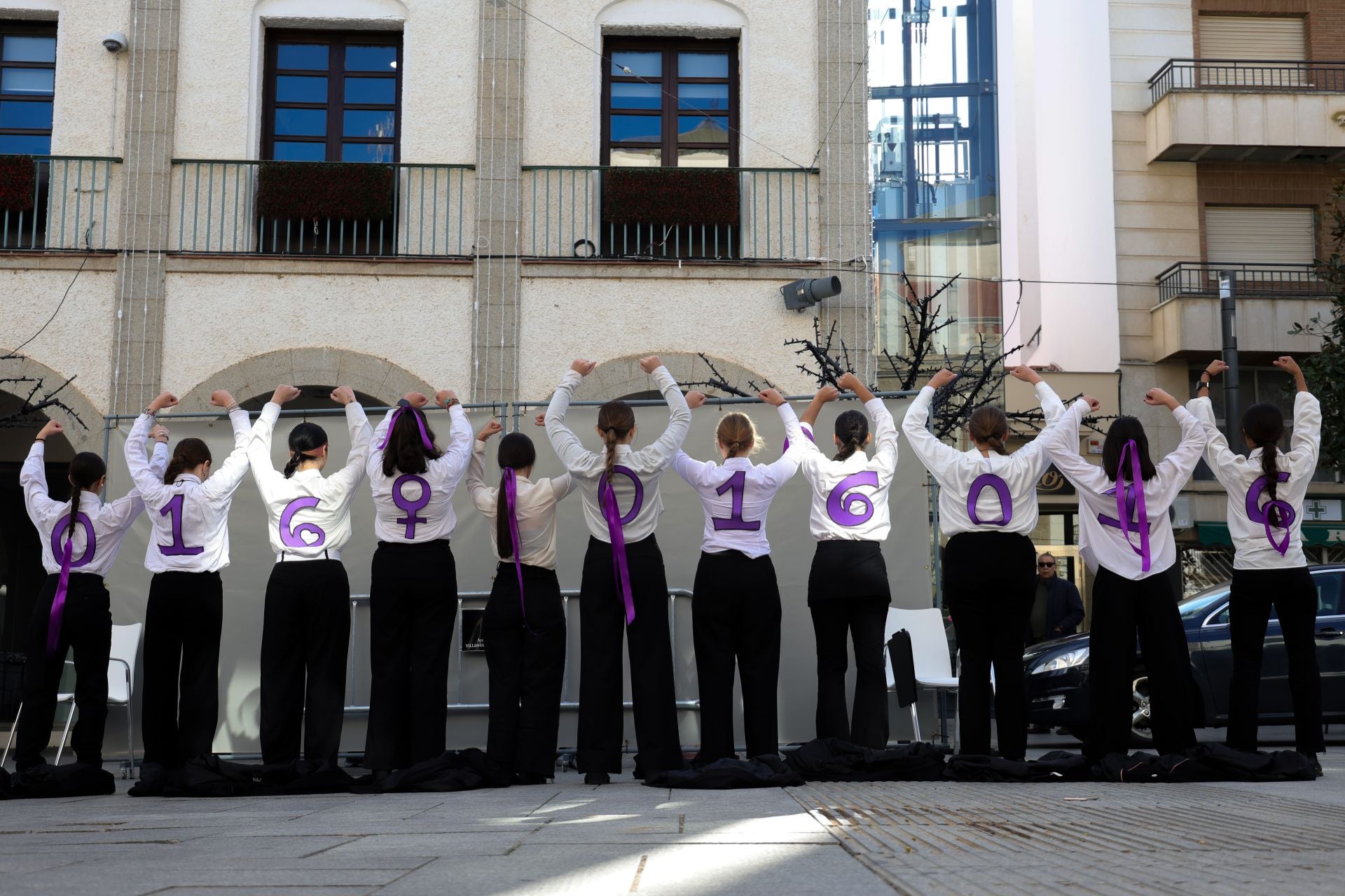 Imágenes del 25-N en Villanueva de la Serena