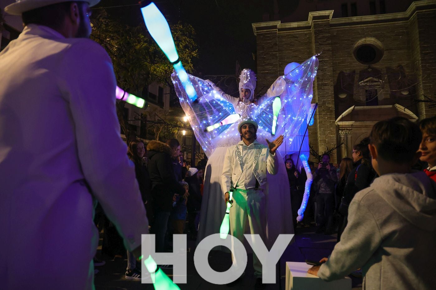 Villanueva ya presume de su alumbrado navideño