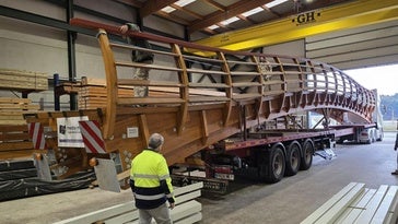 La obra del acerado y carril bici se prolongará hasta mayo