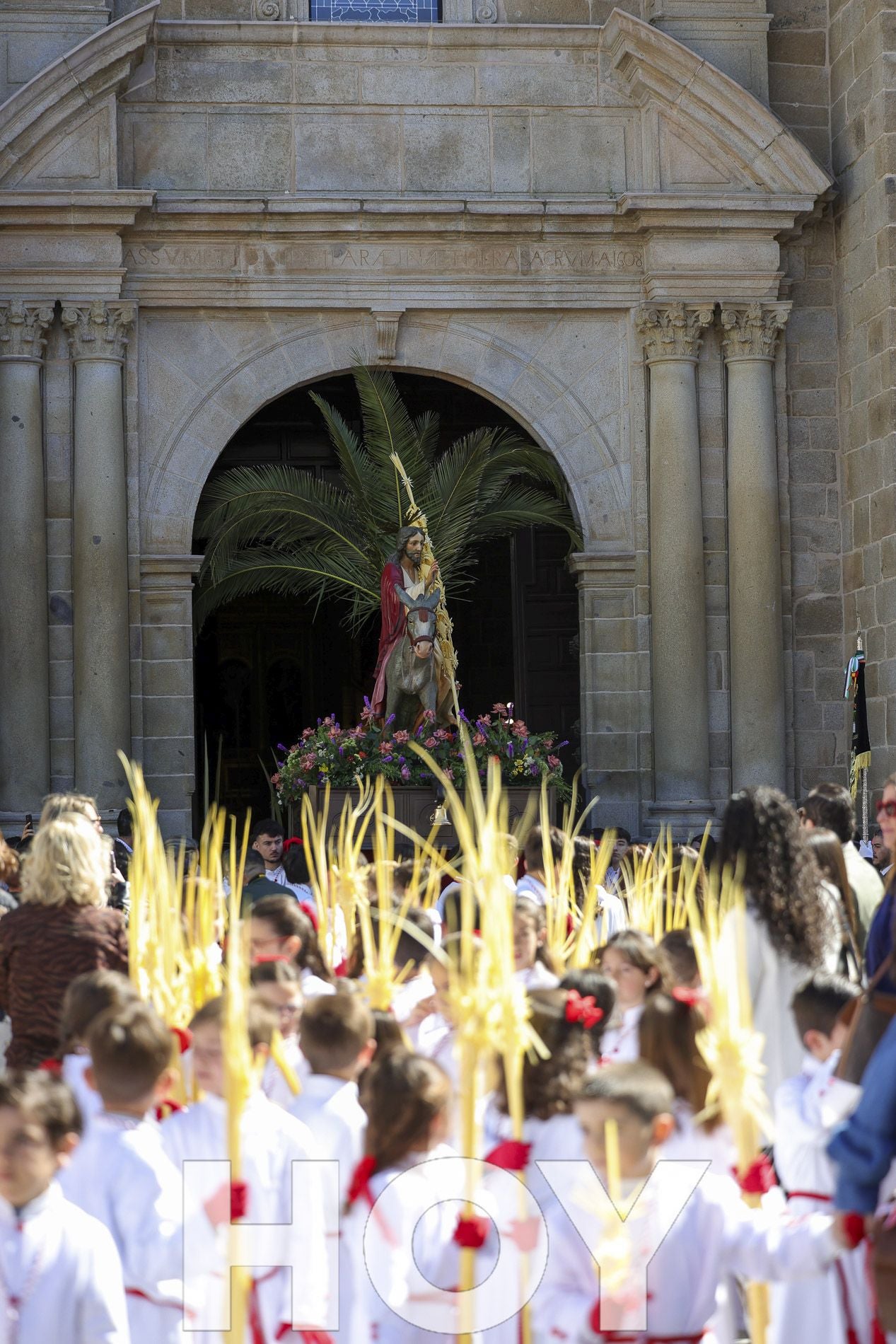 Imágenes de 'La Guapa' y 'La Borriquita' en Villanueva de la Serena