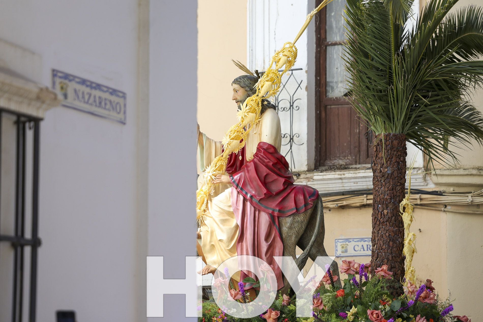 Imágenes de 'La Guapa' y 'La Borriquita' en Villanueva de la Serena