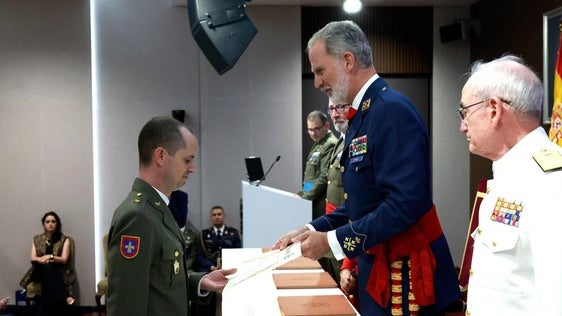 El villanovense Ignacio Sanchís, condecorado por el rey Felipe VI