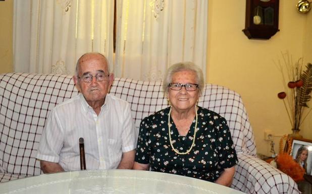 Rafael junto a su señora Carmen el día del homenaje en 2017.