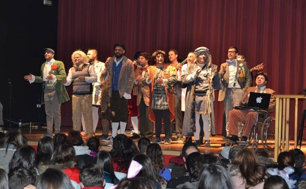 Los Water en plena actuación.