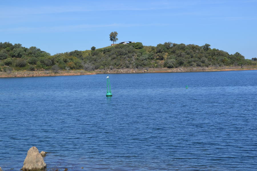 Lámina de agua en la costa villanovense.