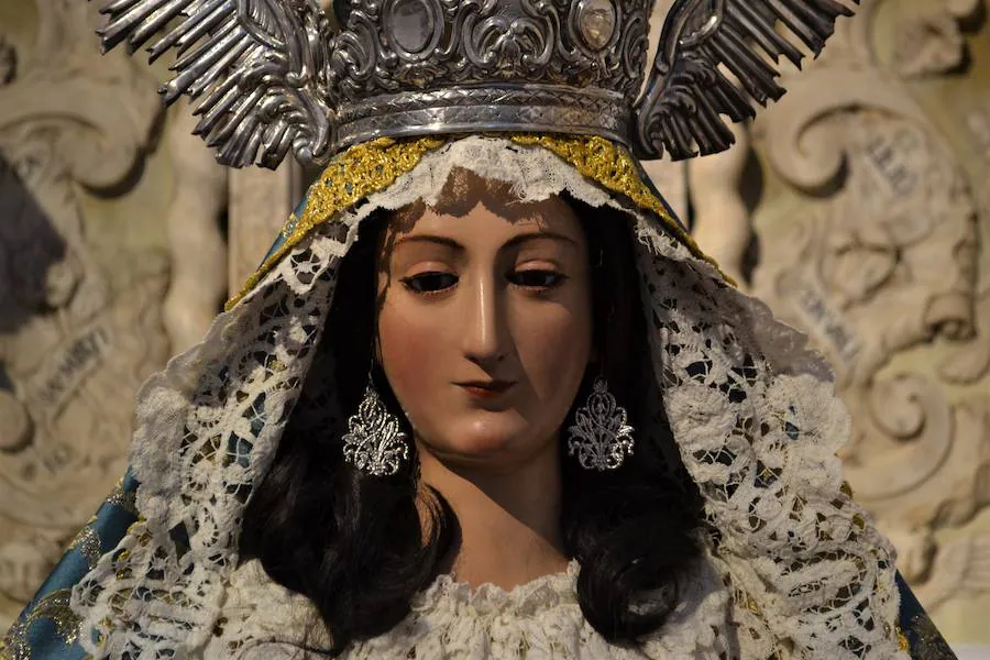 La recién restaurada Virgen del Resucitado. 
