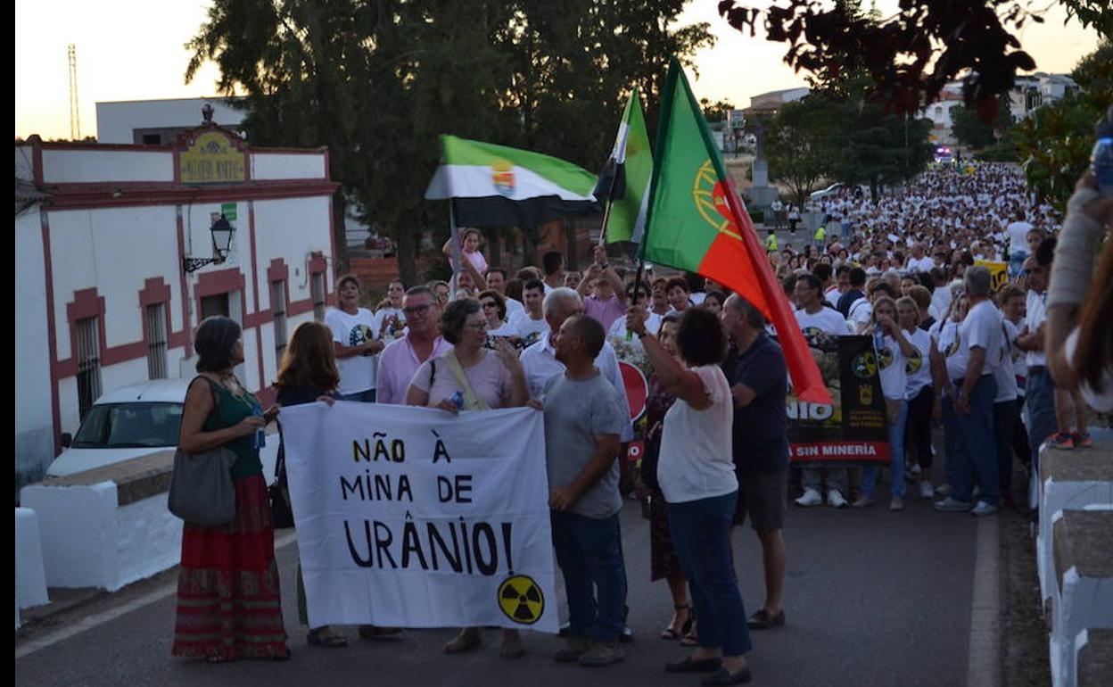 Pasada manifestación en la localidad.
