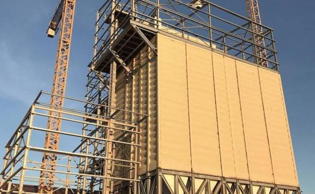 Las obras de la nueva fábrica de Cepivva ya están muy avanzadas.