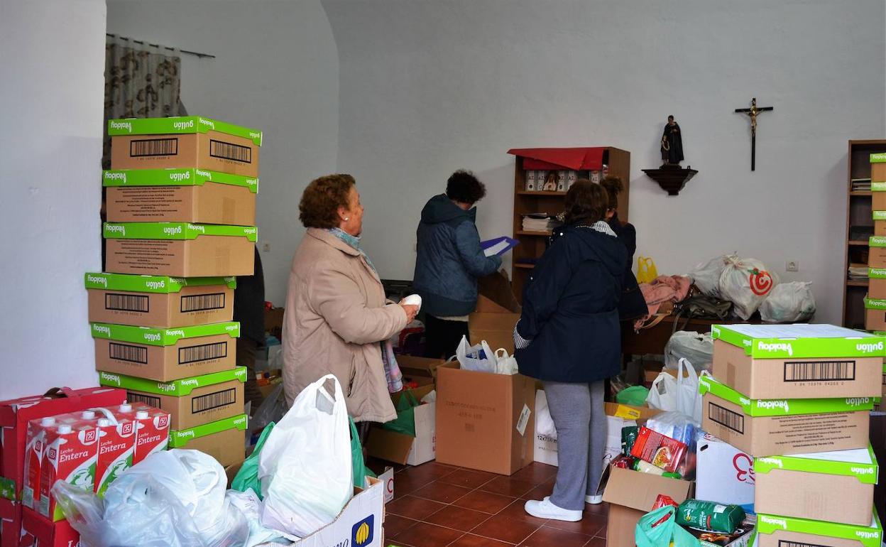 Alimentos recogidos en la campaña pasada, imagen de archivo.