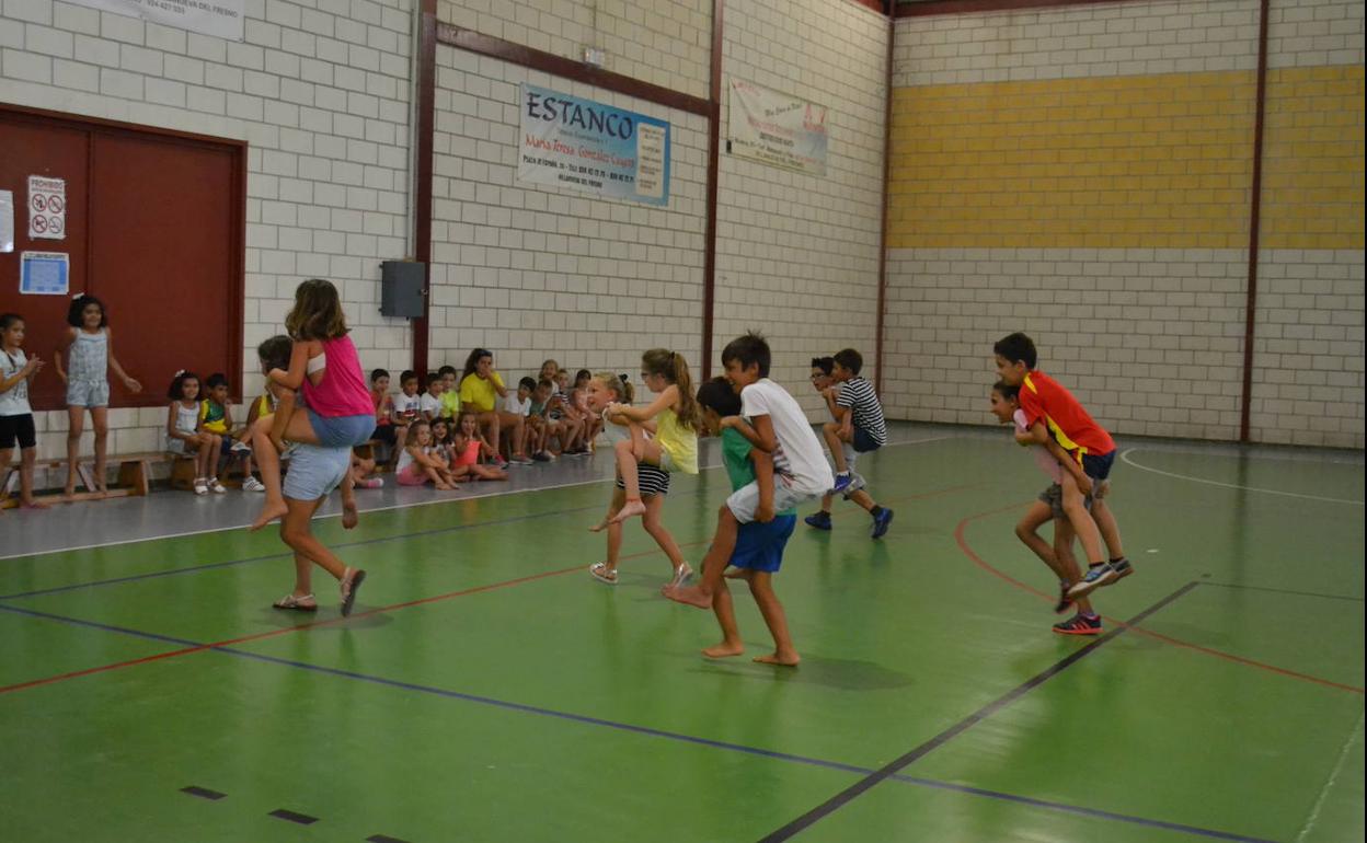 Actividades infantiles desarrolladas en el Pabellón Deportivo, imagen de archivo.