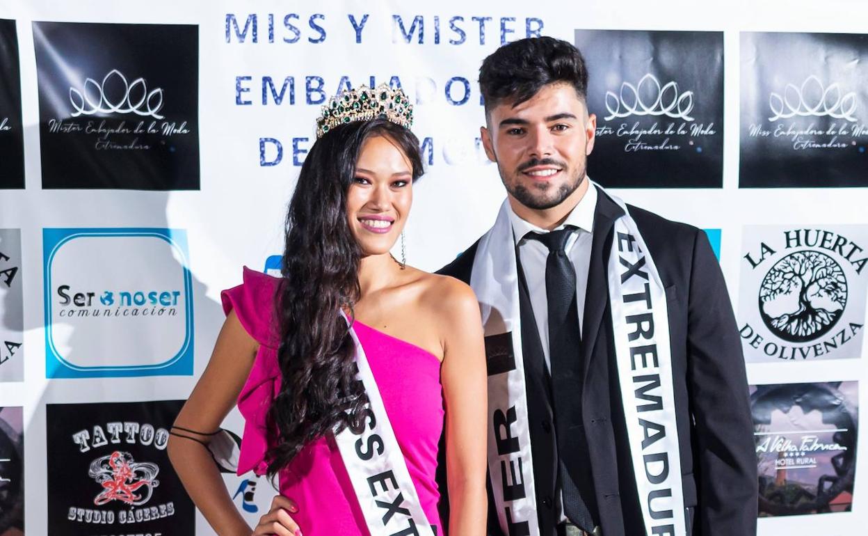 Lucía Mejías y Sergio García ganaron el certamen de Embajadores de la Moda en Extremadura 2020