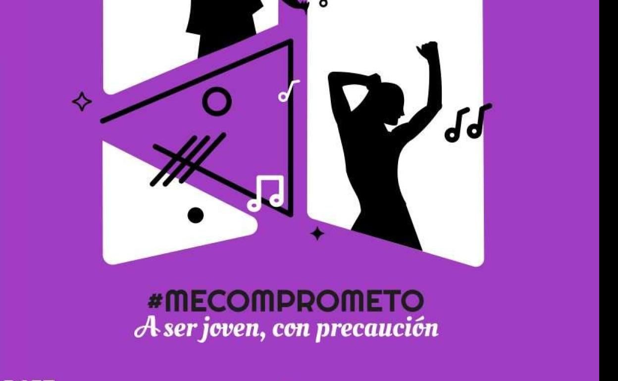 La campaña '#mecomprometo' pretende concienciar a los jóvenes para evitar el contagio de la covid-19