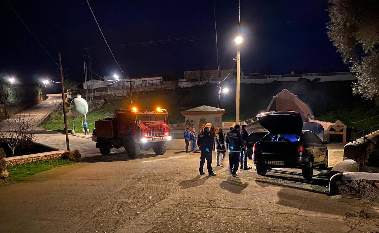 Imagen del suceso ocurrido en la calle de La Fuente.