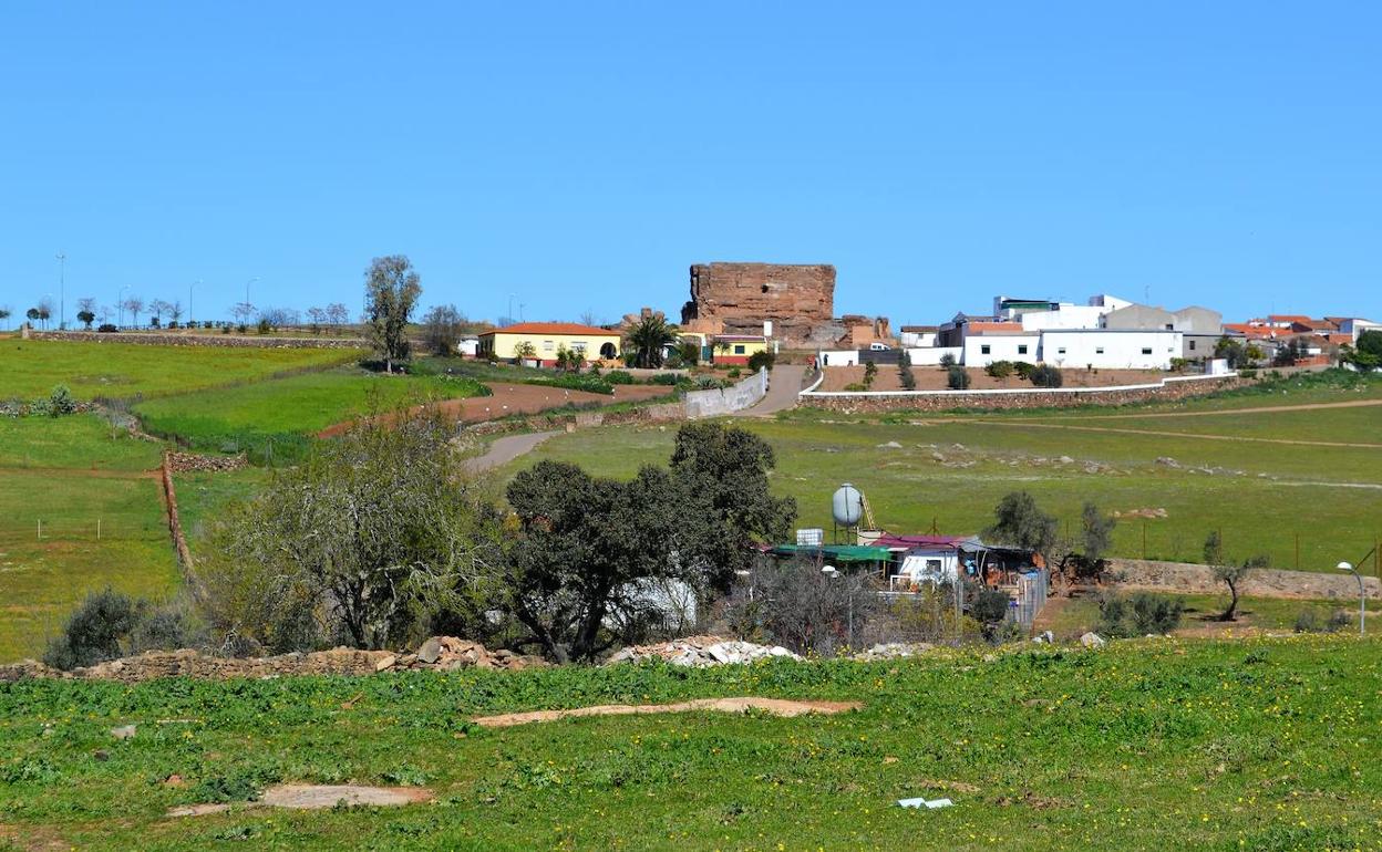 Vista del Castillol local.
