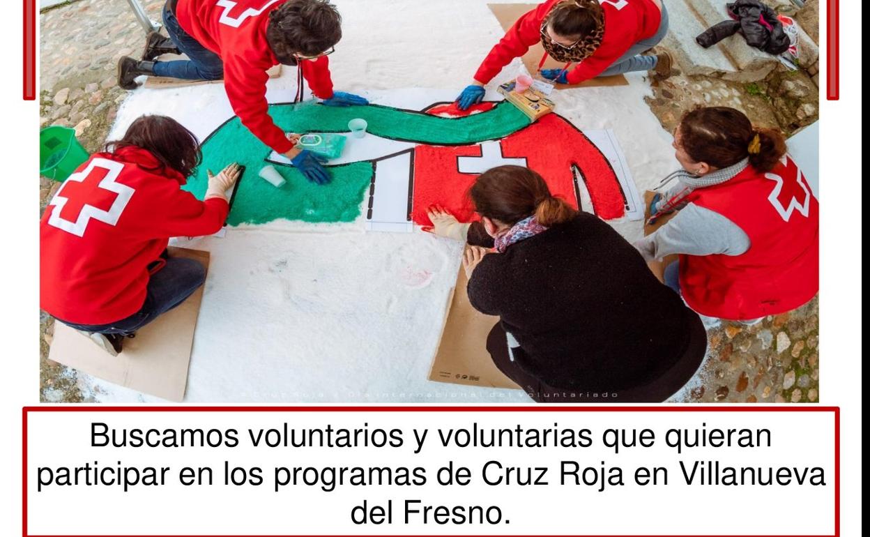 Cruz Roja busca voluntarios para desarrollar programas en la localidad