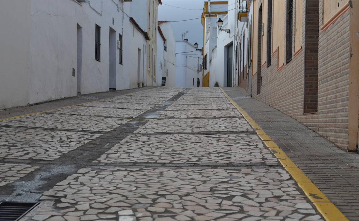 Calle La Fuente de la localidad.