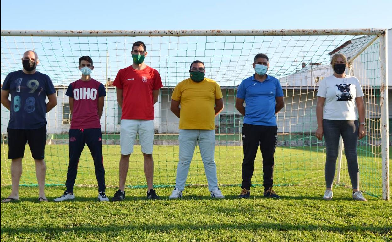 Integrantes de la actual Junta Directiva de la Escuela Deportiva
