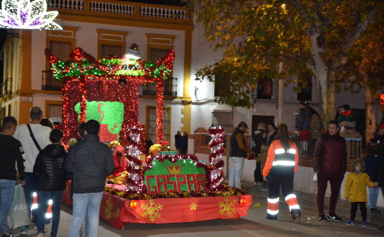 Carroza del Rey mago Gaspar, imagen de archivo.