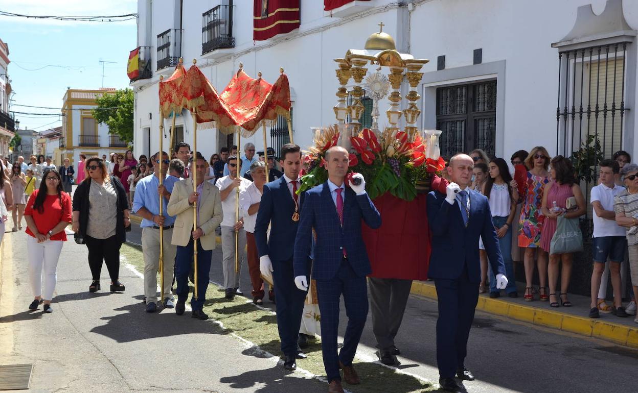 Procesión del Corpus Christi, imagen de archivo.