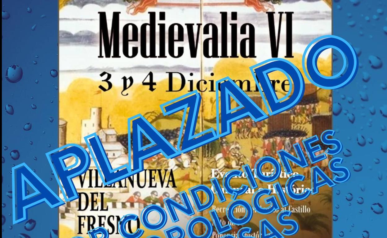 Se aplaza el evento de turismo histórico 'Medievalia' ante la previsión de lluvias