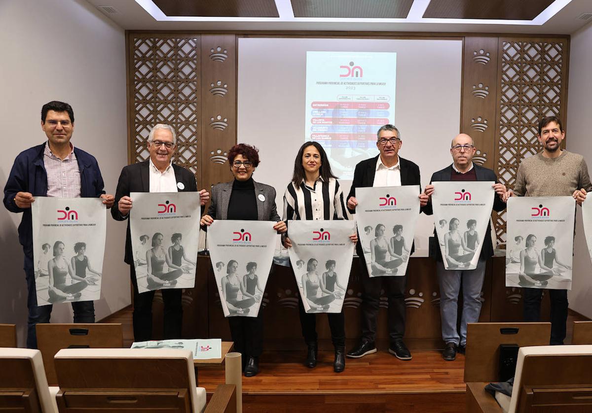 Presentación del programa 'Deporte Mujer' 2023 de la Diputación de Badajoz.