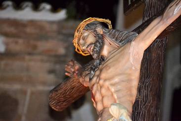Cristo yacetne de Villanueva del Fresno.