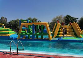 Hinchables de la última fiesta del agua