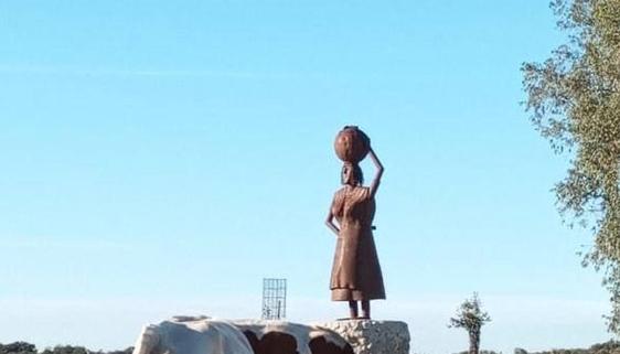 El escultor villanovense Antonio Viera inaugurará una nueva escultura gigante